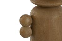 Kroonkandelaar Home ESPRIT Bruin Hars Hout 15 x 9,5 x 35 cm - thumbnail