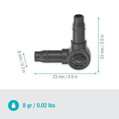 Gardena L-stuk 4,6mm (3/16')