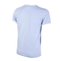 COPA Uruguay 1970&apos;s Retro Voetbalshirt Blauw Wit - thumbnail