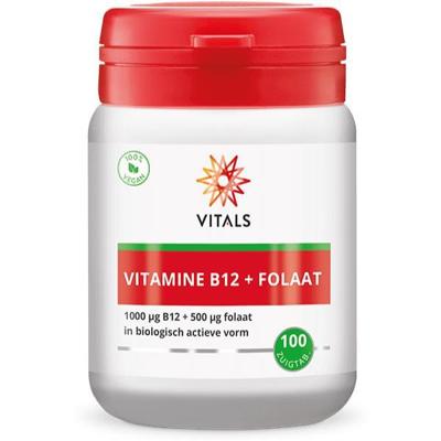 Vitamine B12 1000 mcg met folaat 500 mcg Vitamine B12 1000 mcg met folaat 500 mcg