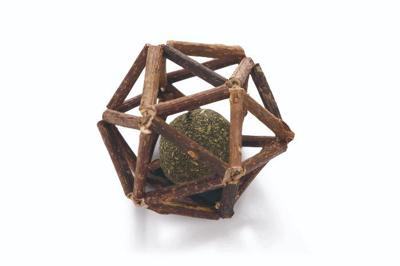 Beeztees catnip bal in Matatabi bal kattenspeelgoed 7x7x7 cm