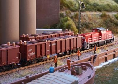 MiniTrix 18288 N set van 3 hoogbordewagons Eanos van de VTG, MHI MiniTrix 18288 N set van 3 hoogbordewagons Eanos van de VTG, MHI