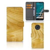 Nokia G50 | Book Style Case | Licht Hout - thumbnail