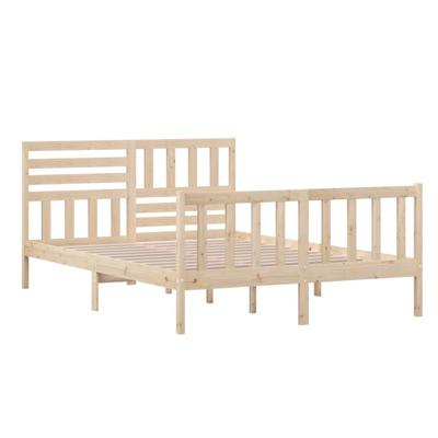 Bedframe massief hout 140x200 cm Bedframe massief hout 140x200 cm