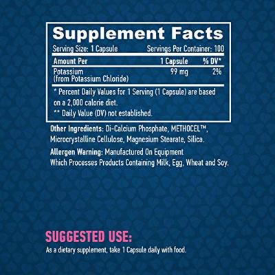 Potassium Sustained Release 100caps - thumbnail