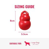 KONG BOUNZER ROOD 14X14X20,5 CM - thumbnail