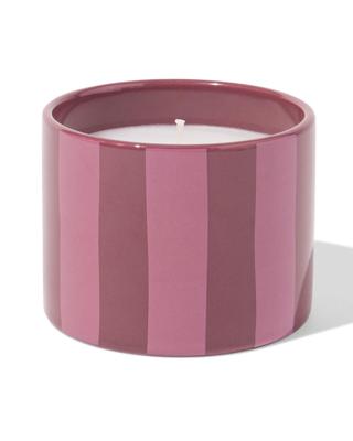 HEMA Geurkaars ⌀8x6.4cm lavendel-roos (donkerrood)