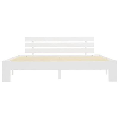 Bedframe massief grenenhout wit 180x200 cm