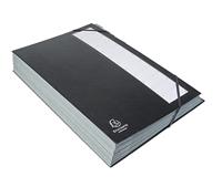 Exacompta sorteermap Ordonator met harde kaft, uitrekbare rug, 24 vakken A tot Z, zwart - thumbnail