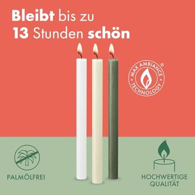 Bolsius tafelkaars 270/23 rustiek rood