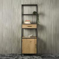 Tower Living Wandkast 'Luna' Links, Eiken, 200 x 60cm - thumbnail