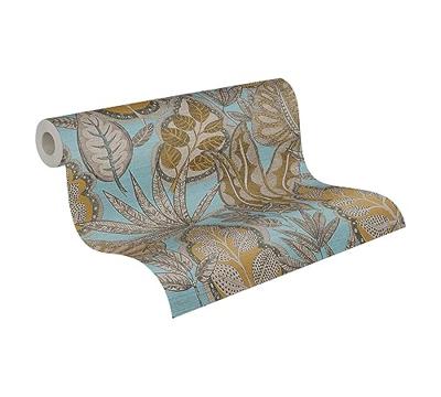 Livingwalls Famous Garden - Licht Blauw - Planten - 393464