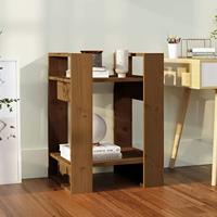 Boekenkast/kamerscherm 41x35x57 cm grenenhout honingbruin - thumbnail