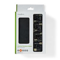 Nedis NBAU9001FBK Notebook-adapter 90 W Usb (20v) / 4.5 X 3.0 Mm (19.5v) / 5.5 X 1.7 Mm (19v) / 5.5 X 2.5 Mm (19v) / 6.5 X 4.4 Mm (19.5v) / 7.4 X 5.0 Mm (18.5v) / 7.4 X 5.0 Mm (19.5v) / 7.9 X 5.5 Mm (20v) 18.5 Vdc / 19 Vdc / 19.5 Vdc / 20 Vdc 6 A Type-f ( - thumbnail