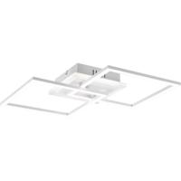 LED Plafondlamp - Plafondverlichting - Trion Venda - 25W - Natuurlijk Wit 4000K - Dimbaar - Vierkant - Mat Wit - Aluminium - thumbnail