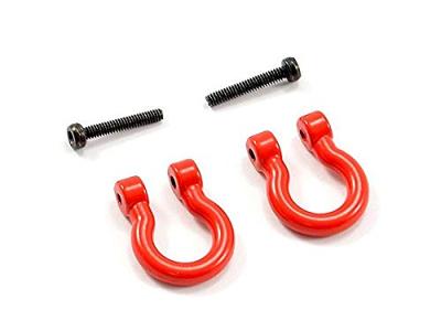 Fastrax Aluminum Towing Hook for RC Crawler (2) Red