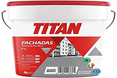 Verf Titan 125670004 Wit 4 L