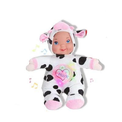 Babypop Reig Muzikale Knuffel 35 cm Koe