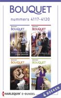 Bouquet e-bundel nummers 4117 - 4120 - Lynne Graham, Kate Hewitt, Jennie Lucas, Julia James - ebook - thumbnail