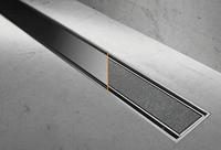Easy Drain Compact TAF afvoergoot enkele plaat 100cm 30mm met Zero design rooster RVS edcomtaf1000-30 - thumbnail
