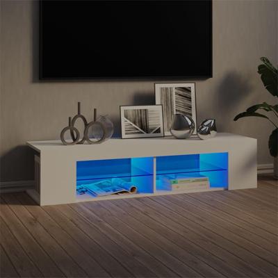 Tv-meubel met LED-verlichting 135x39x30 cm wit Tv-meubel met LED-verlichting 135x39x30 cm wit