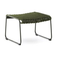 Kave Home Outdoor Hocker 'Maurina' Touw en staal, kleur Groen - thumbnail