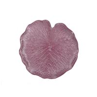 Plateau bladvorm Melam aubergine Ø31cm - thumbnail