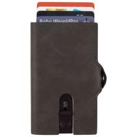 Pasjeshouder Vintage Portemonnee - Grijs - thumbnail