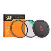 K&F Concept magnetische 1/4 black mist filter Nano X 77mm - waterbestendig en kraswerend - thumbnail