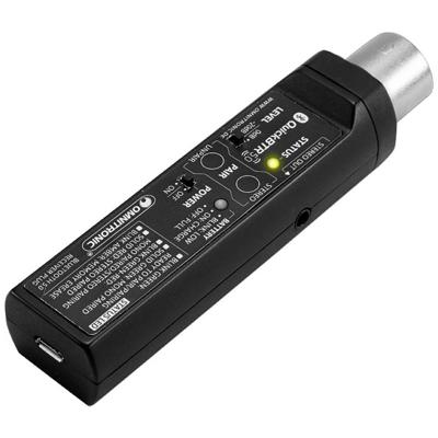 Omnitronic QuickBTR-5.0 XLR AptX Bluetooth muziekontvanger Bluetooth versie: 5.0, A2DP 10 m AptX-technologie, Geïntegreerde accu, Geïntegreerde LED-weergave