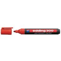Edding 300 4-300002 Permanent marker Rood Watervast: Ja - thumbnail