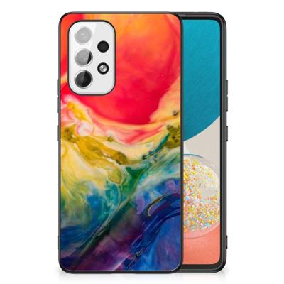 Kleurrijke Telefoonhoesje Samsung Galaxy A53 Watercolor Dark