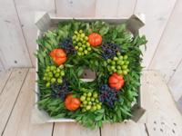 Herfstkrans pompoen circa dia. 30 cm Warentuin Natuurlijk - Warentuin natuurlijk - thumbnail