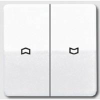 Jung CD595PWW Jaloezie-schakelaar, Jaloezie-schakelaar/-knop Afdekking 2-voudig Alpine-wit 1 stuk(s) - thumbnail