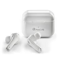 NGS ARTICA BLOOM WHITE– Draadloze hoofdtelefoon compatibel met Bluetooth en TWS, microfoon, tot 24u, aanraakbediening, USB type C, laadstation, zwart - thumbnail