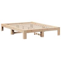 Bedframe zonder matras massief grenenhout 140x200 cm - thumbnail