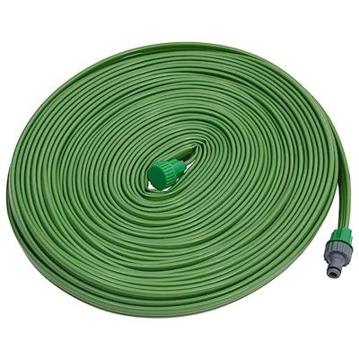 VidaXL Sproeislang 3-pijps pvc 22,5 m groen - thumbnail