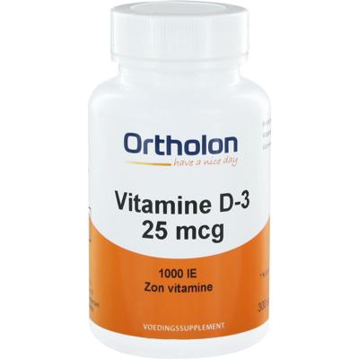 Ortholon Vitamine D3 25 mcg Softgels Ortholon Vitamine D3 25 mcg Softgels