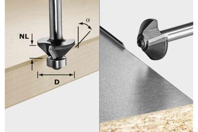 Festool Accessoires Fasefrees HW S8 HW 45° D26-KL OFK - 499799 Festool Accessoires Fasefrees HW S8 HW 45° D26-KL OFK - 499799