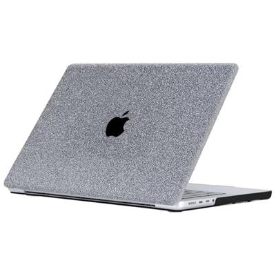 Lunso MacBook Pro 14 inch (2021-2023) cover hoes - case - Glitter Zilver Lunso MacBook Pro 14 inch (2021-2023) cover hoes - case - Glitter Zilver