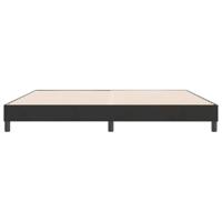 Boxspringbed zonder matras 180x220 cm fluweel zwart - thumbnail