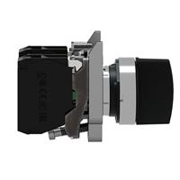Schneider Electric XB4BD33 Harmony XB4BD33 Keuzetoets Draaischakelaar Zwart 3 x +/- 45 ° Draai-ontgrendeling 1 stuk(s) - thumbnail