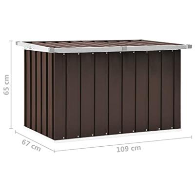 Tuinbox 109x67x65 cm bruin Tuinbox 109x67x65 cm bruin