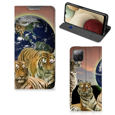 Samsung Galaxy A12 Hoesje maken Roofdieren Samsung Galaxy A12 Hoesje maken Roofdieren