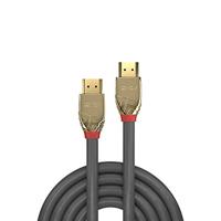 LINDY 37865 HDMI-kabel HDMI Aansluitkabel HDMI-A-stekker, HDMI-A-stekker 7.50 m Grijs 4K UHD - thumbnail