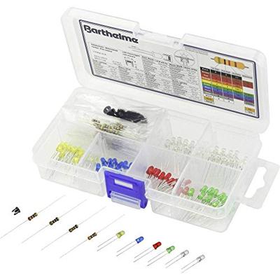 Barthelme LED-assortiment Koud-wit, Warm-wit, Geel, Blauw, Rood, Groen Rond 3 mm Barthelme LED-assortiment Koud-wit, Warm-wit, Geel, Blauw, Rood, Groen Rond 3 mm