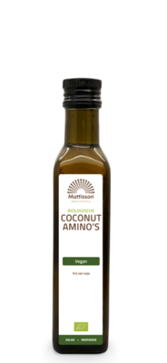 Biologische coconut amino's 250 Milliliter Biologische coconut amino's 250 Milliliter