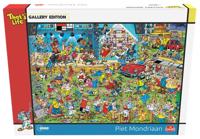 Puzzel mondriaan 1000 st - thumbnail