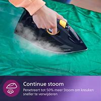 Philips 7000 Series DST7060/20 - Stoomstrijkijzer - Blauw/Geel - thumbnail