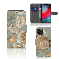 Hoesje voor Apple iPhone 11 Pro Vintage Bird Flowers - thumbnail